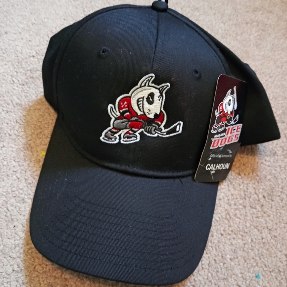 Niagara Ice Dogs Other - Snapback Niagara Ice Dogs Black OHL Hockey Hat